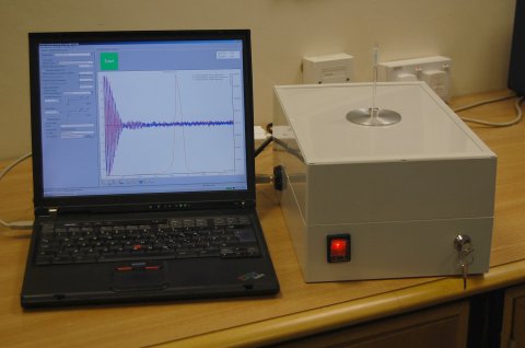 Picture of prototype baby NMR